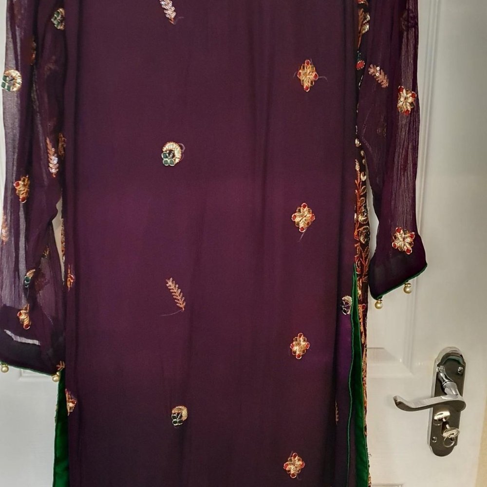 Womens Purple Suit